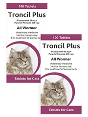 Generic Drontal for Cats (Pyrantel Pamoate & Praziquantel)