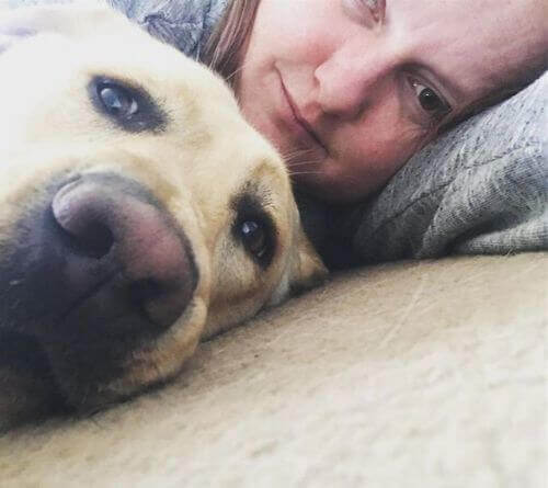 Kat with Evie