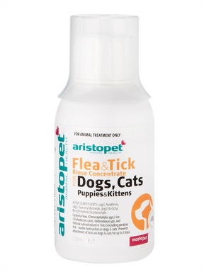 Aristopet Flea and Tick Rinse Concentrate 125ml