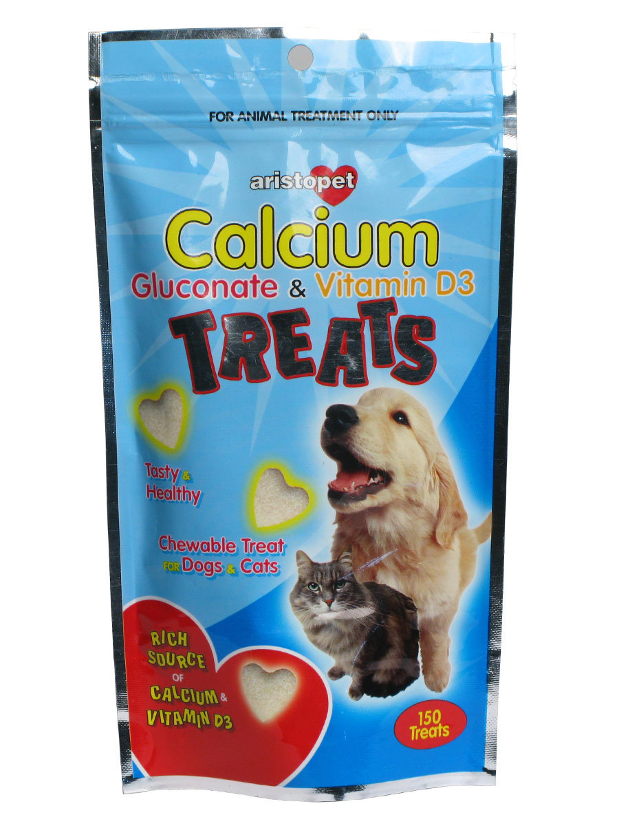 Aristopet Calcium Gluconate & Vitamin D3 Treats for Dogs & Cats at Pet Shed