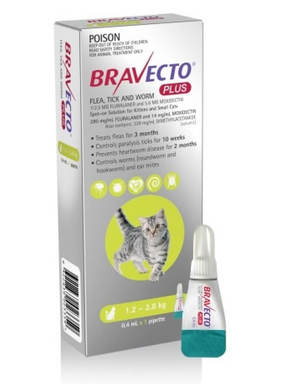 Bravecto Plus Spot On for Cats