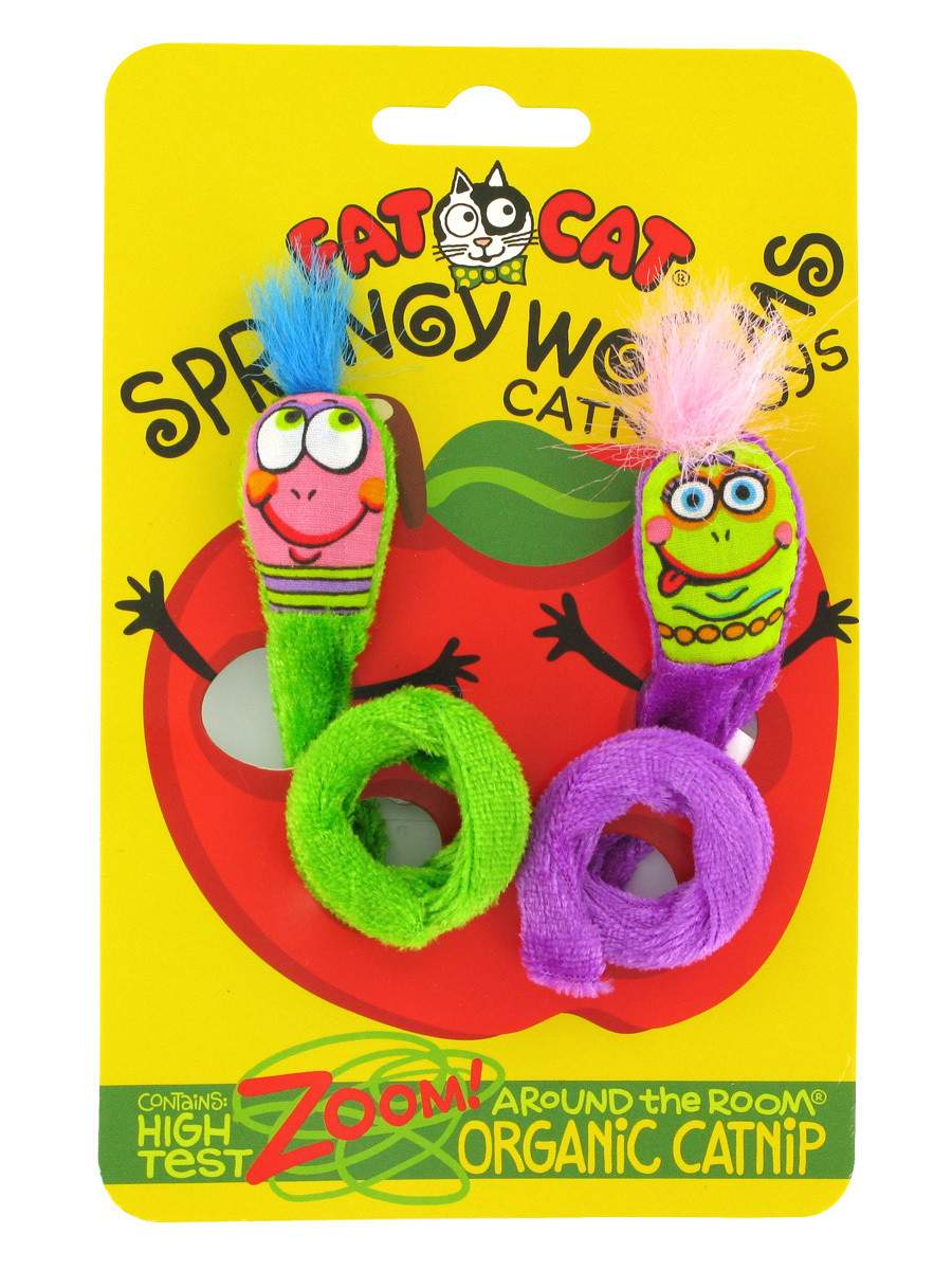 springy cat toy