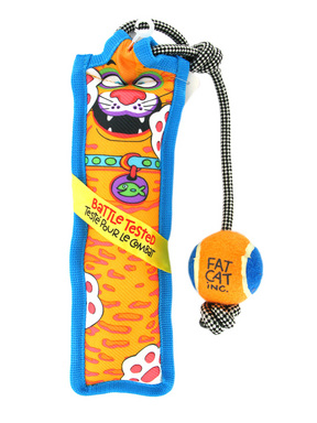Fat Cat Toss n Pull Dog Toy