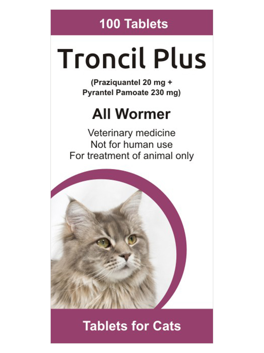 Generic Drontal for Cats (Pyrantel Pamoate & Praziquantel) at Pet Shed