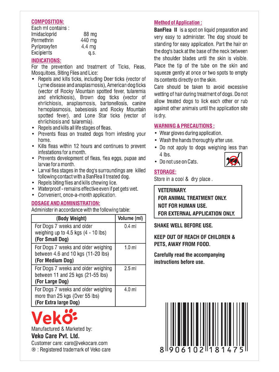 K9 Advantix Ii Dosage Chart By Weight