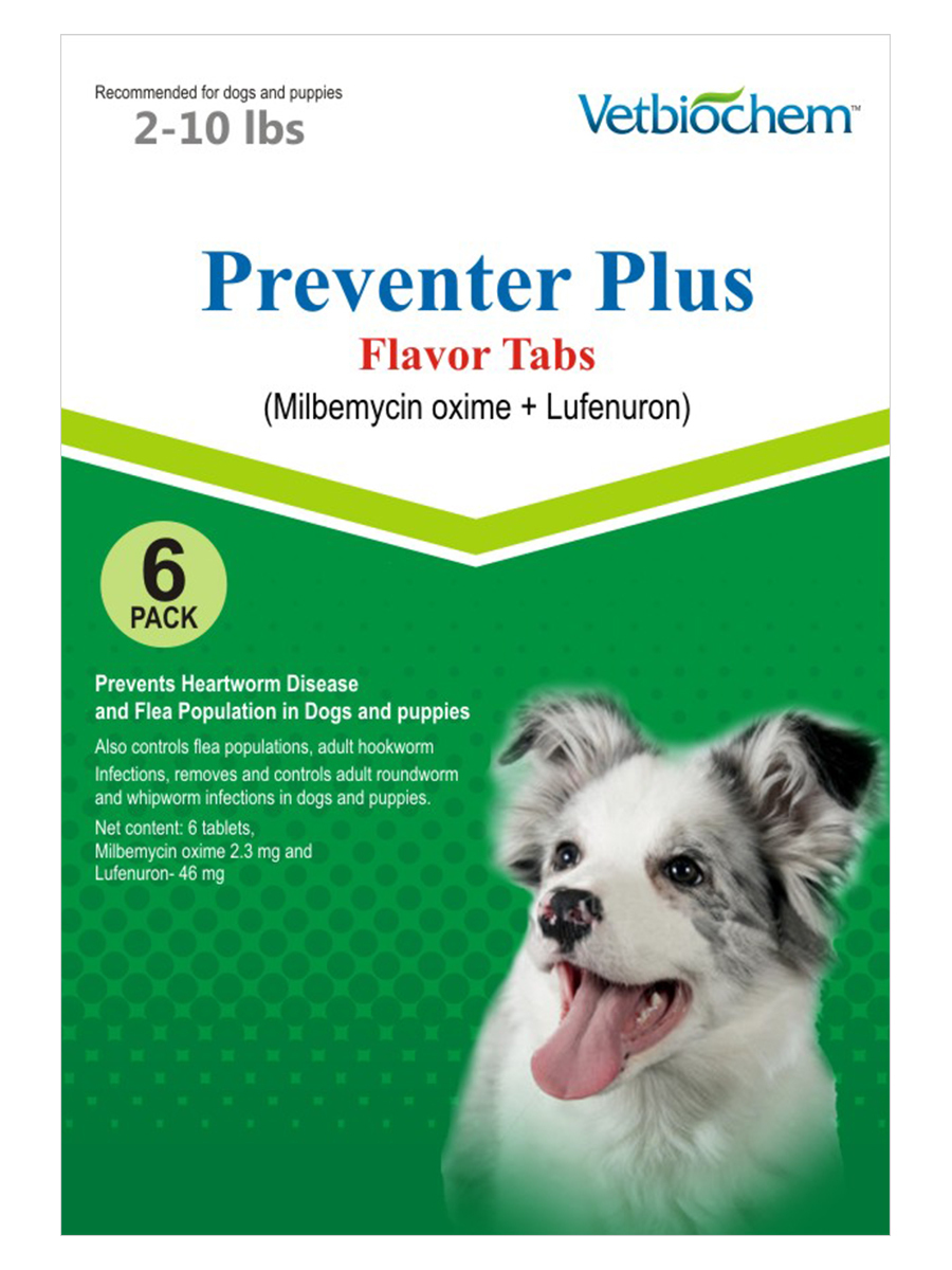 Preventer Plus (Milbemycin oxime & Lufenuron) at Pet Shed