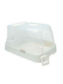 Iris Cat Litter Box with Reserve Tank and Hood