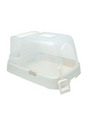 Iris Cat Litter Box with Reserve Tank and Hood