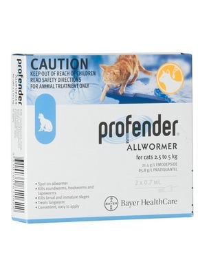 Profender Allwormer for Cats