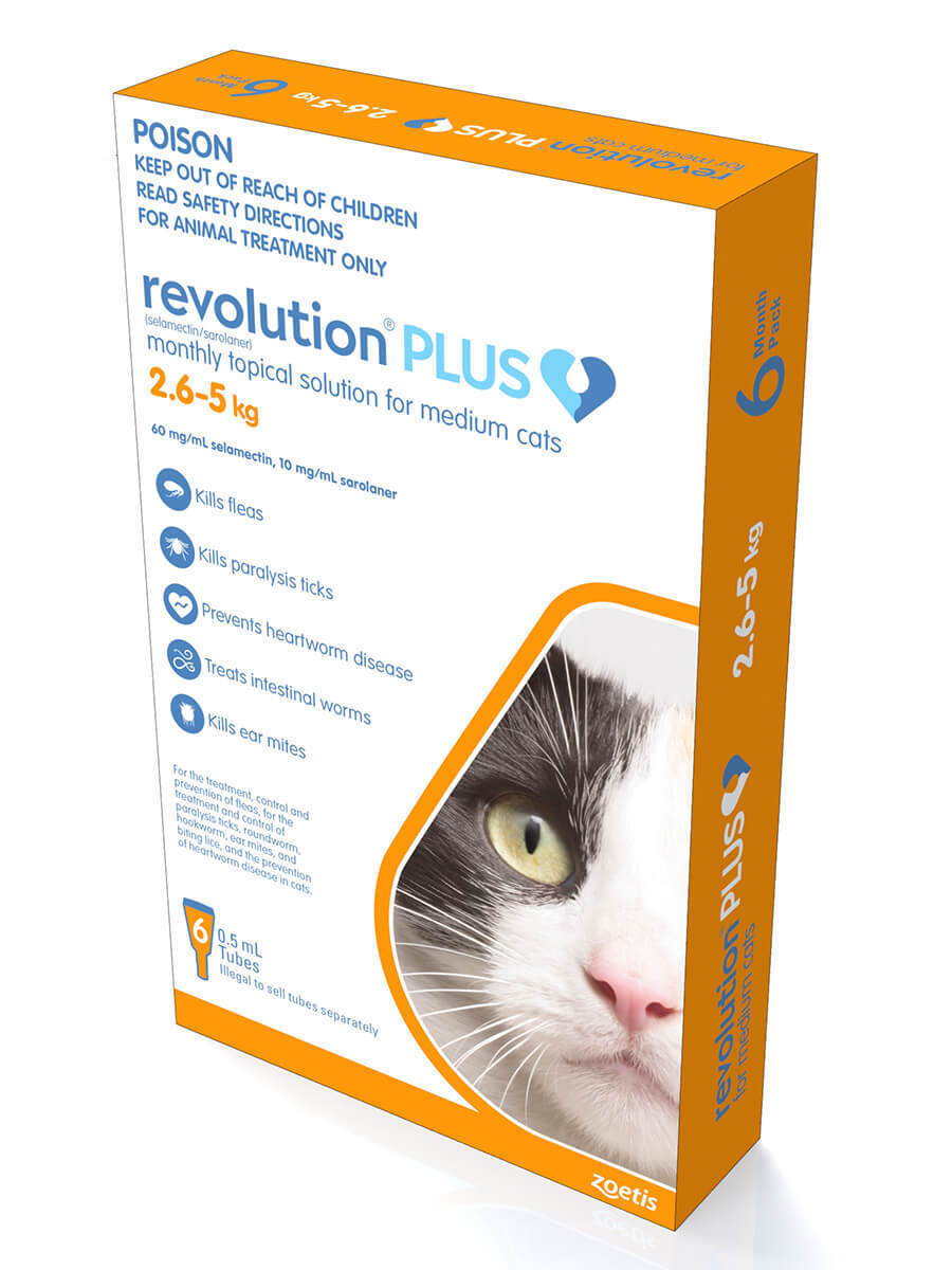 Revolution Plus for Cats CatFlea & Worm Pet Shop Auckland Pet